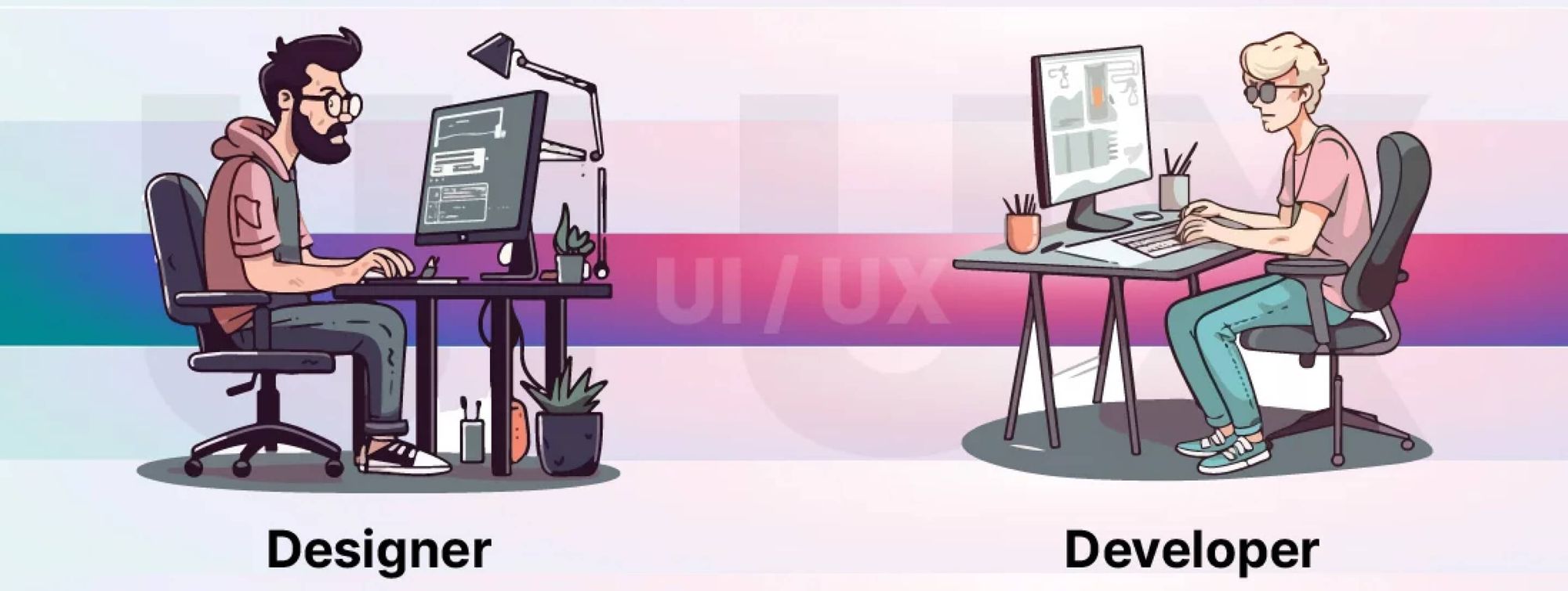 UX/UI Designer vs UX/UI Developer : Differences in Detail